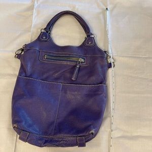 ROOTS vintage purse limited edition periwinkle colour.